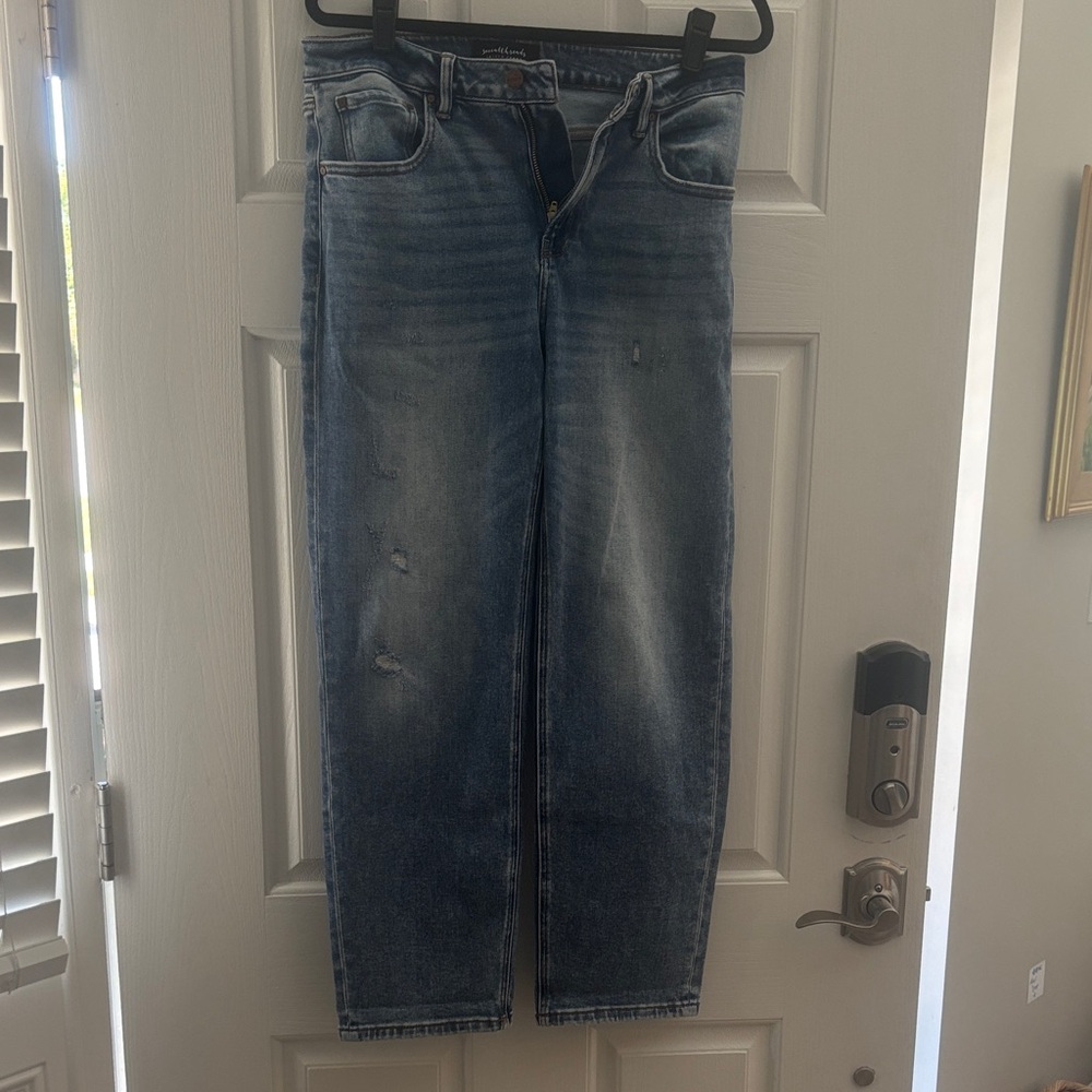 Risen (Social Threads) Blue Boyfriend Jeans